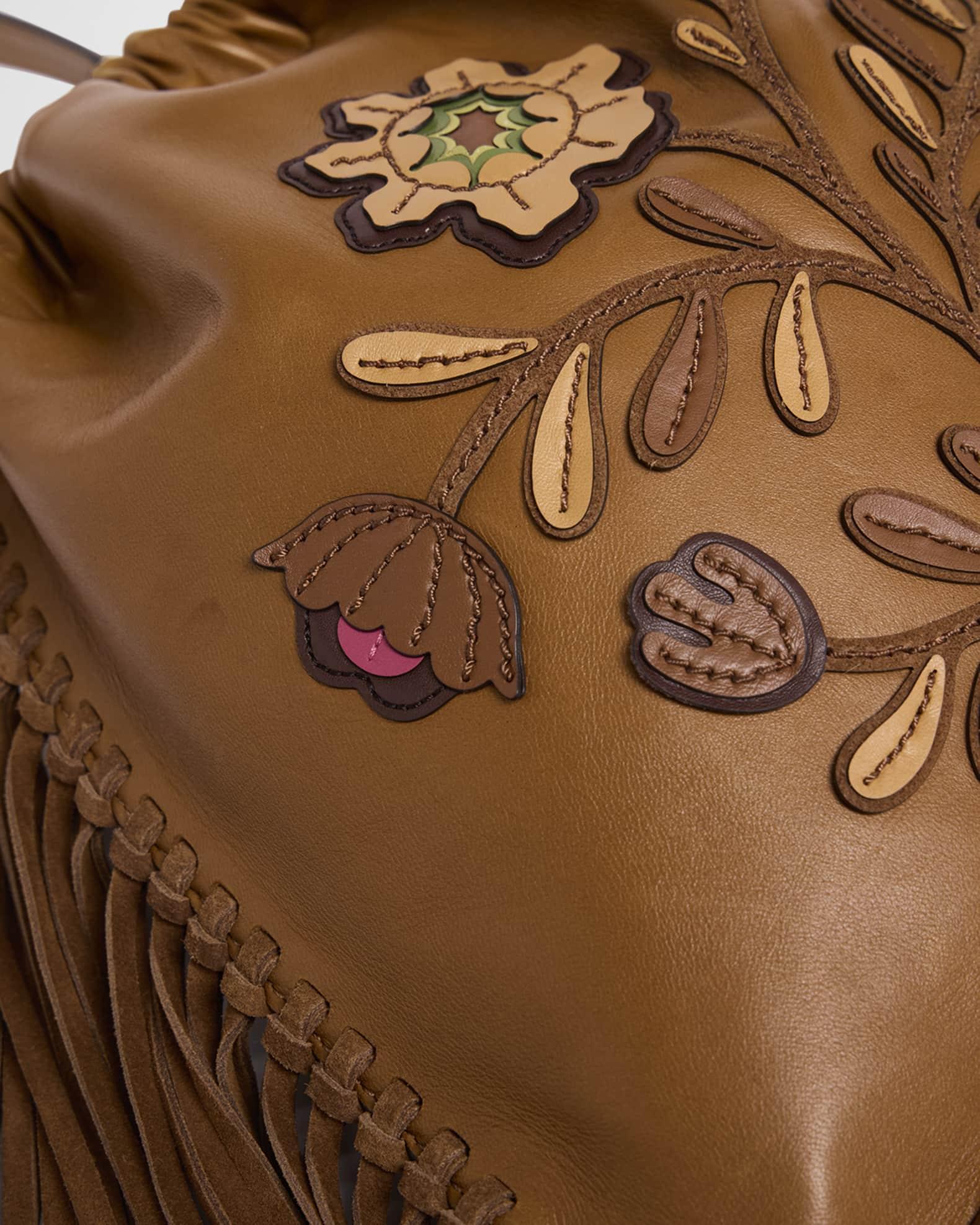Kalispera Fringed Leather Shoulder Bag Product Image