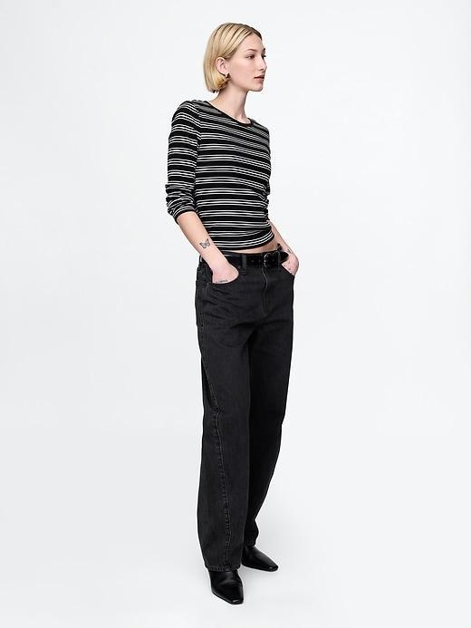 Modern Rib Cropped T-Shirt Product Image