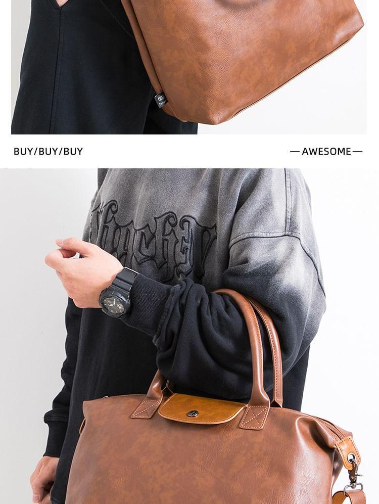 Faux-Leather Crossbody Bag Product Image