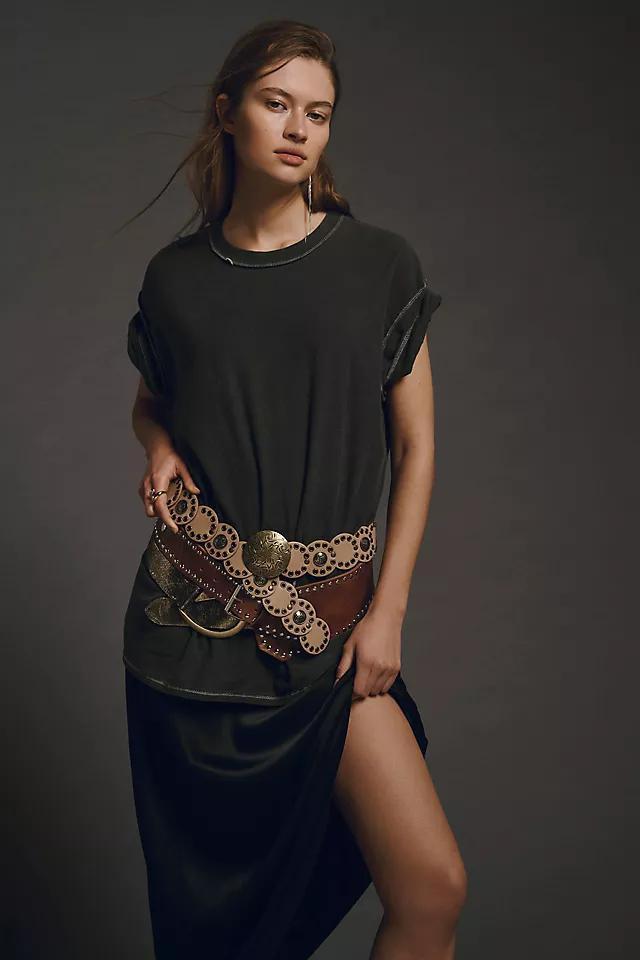 The Jordyn Perfect Oversized Cotton-Slub Tee by Pilcro Product Image