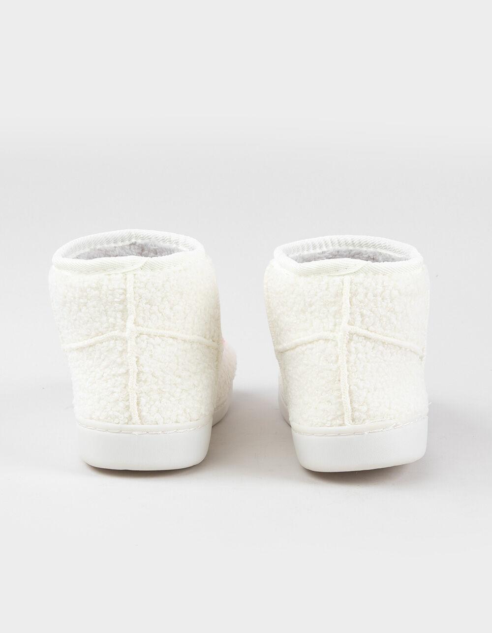 MIA Chill Happy Face Womens Bootie Slippers Product Image
