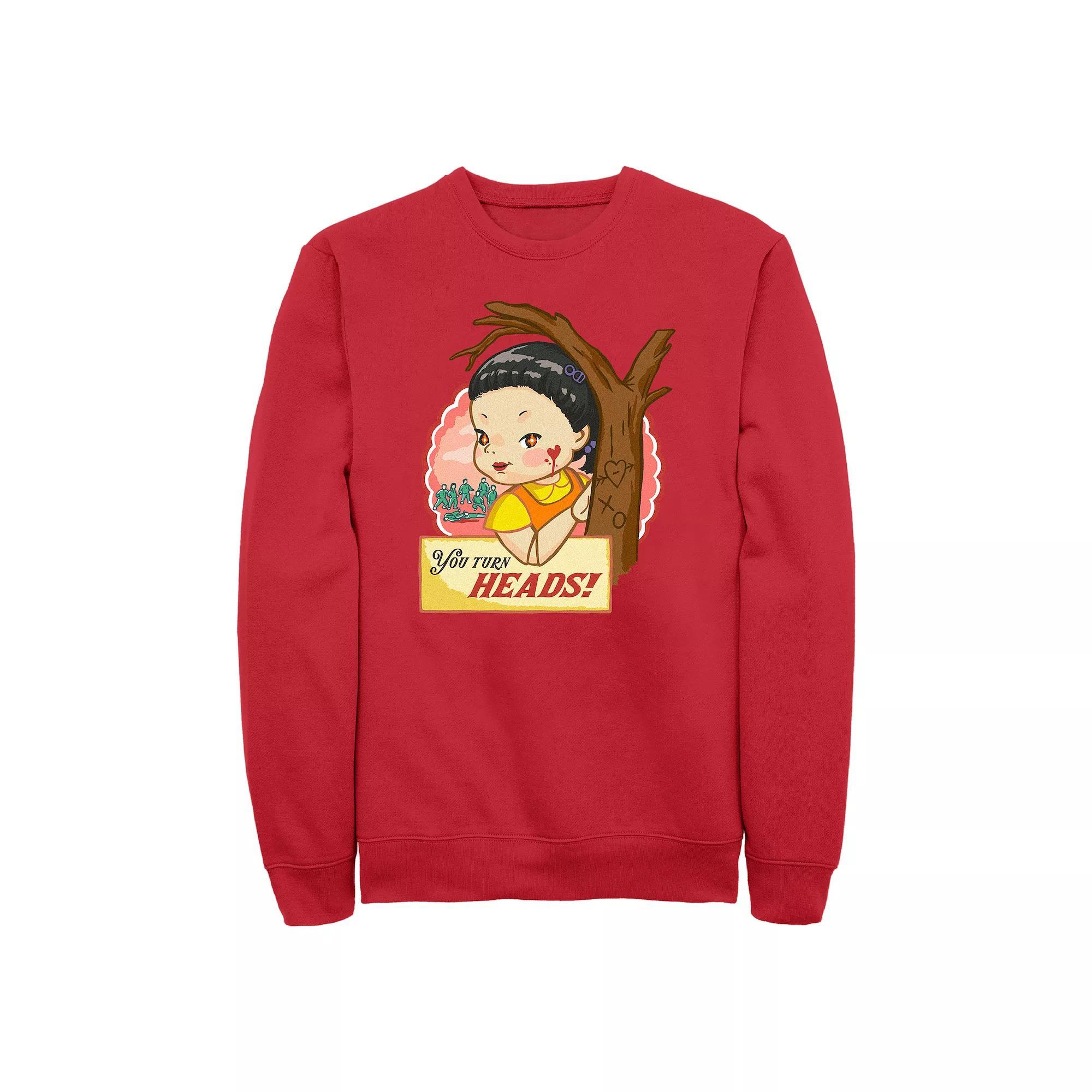 Mens Squid Game You Turn Heads Graphic Fleece Product Image