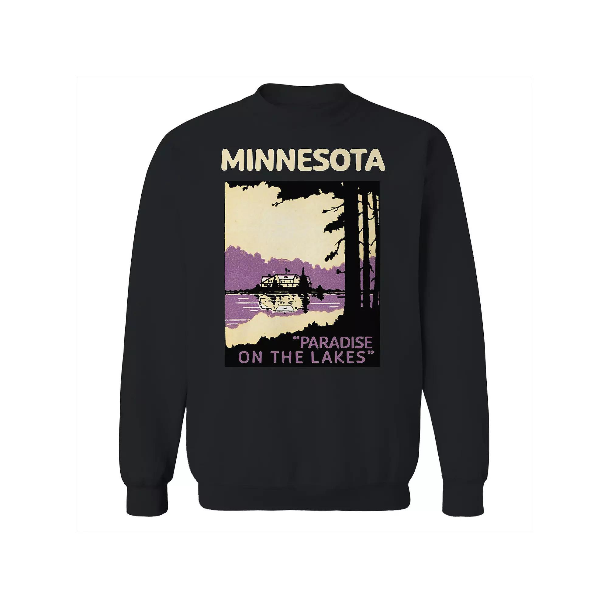 Men's Minnesota Black Fleece Sweatshirt, Size: XXL Product Image
