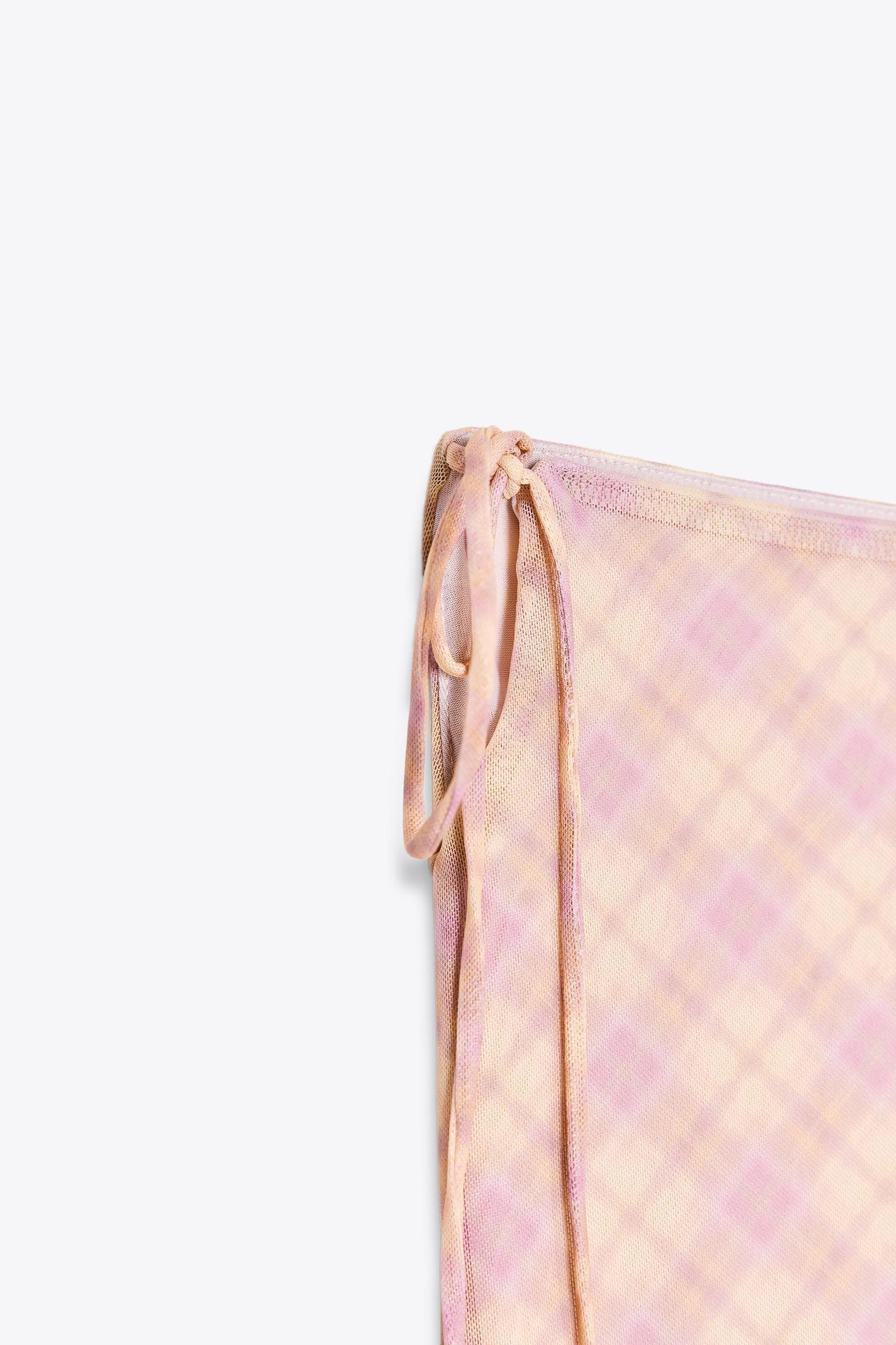 PRINTED TULLE SKIRT Product Image
