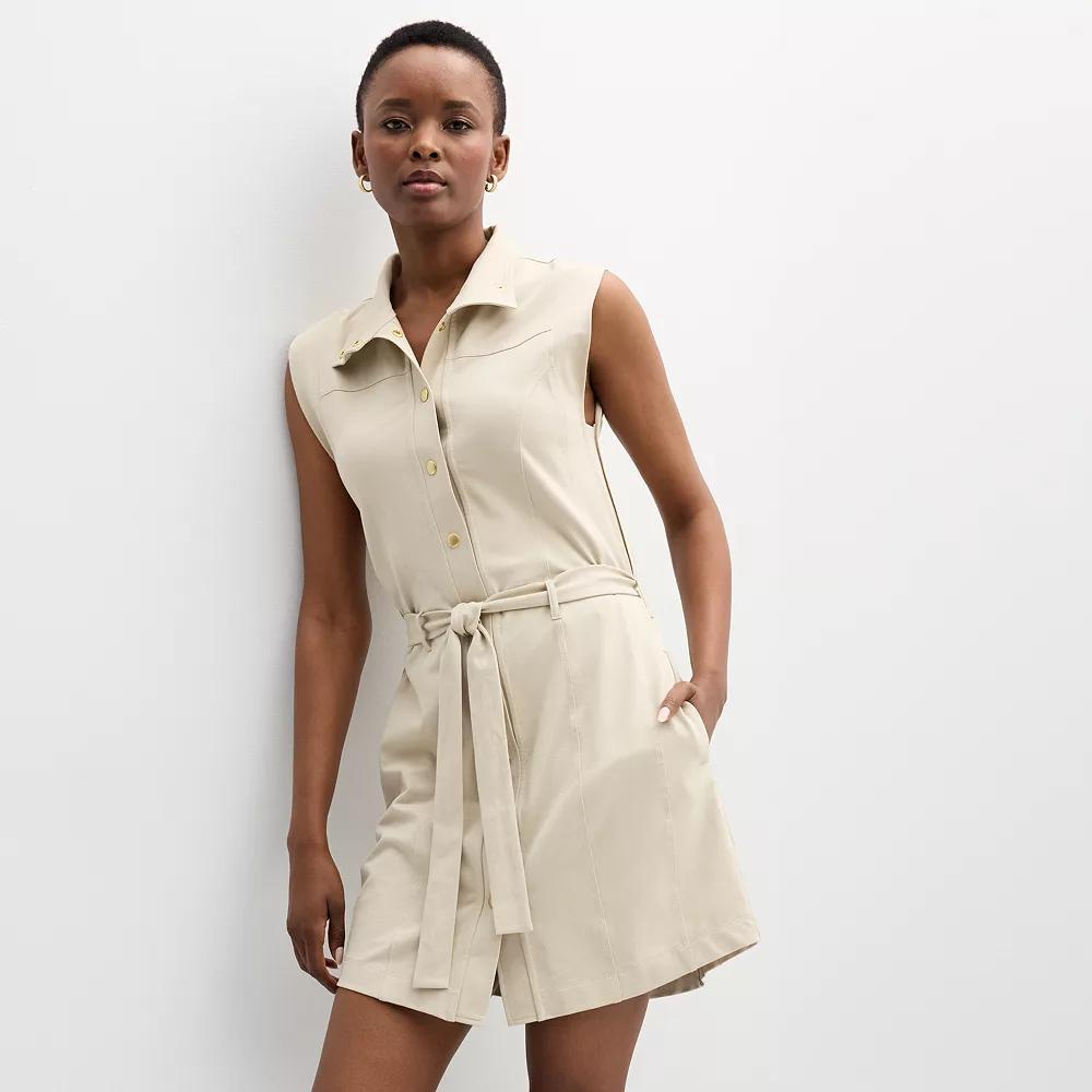 Women's Grey State Snap-Through Dress, Size: Small, Peyote Product Image