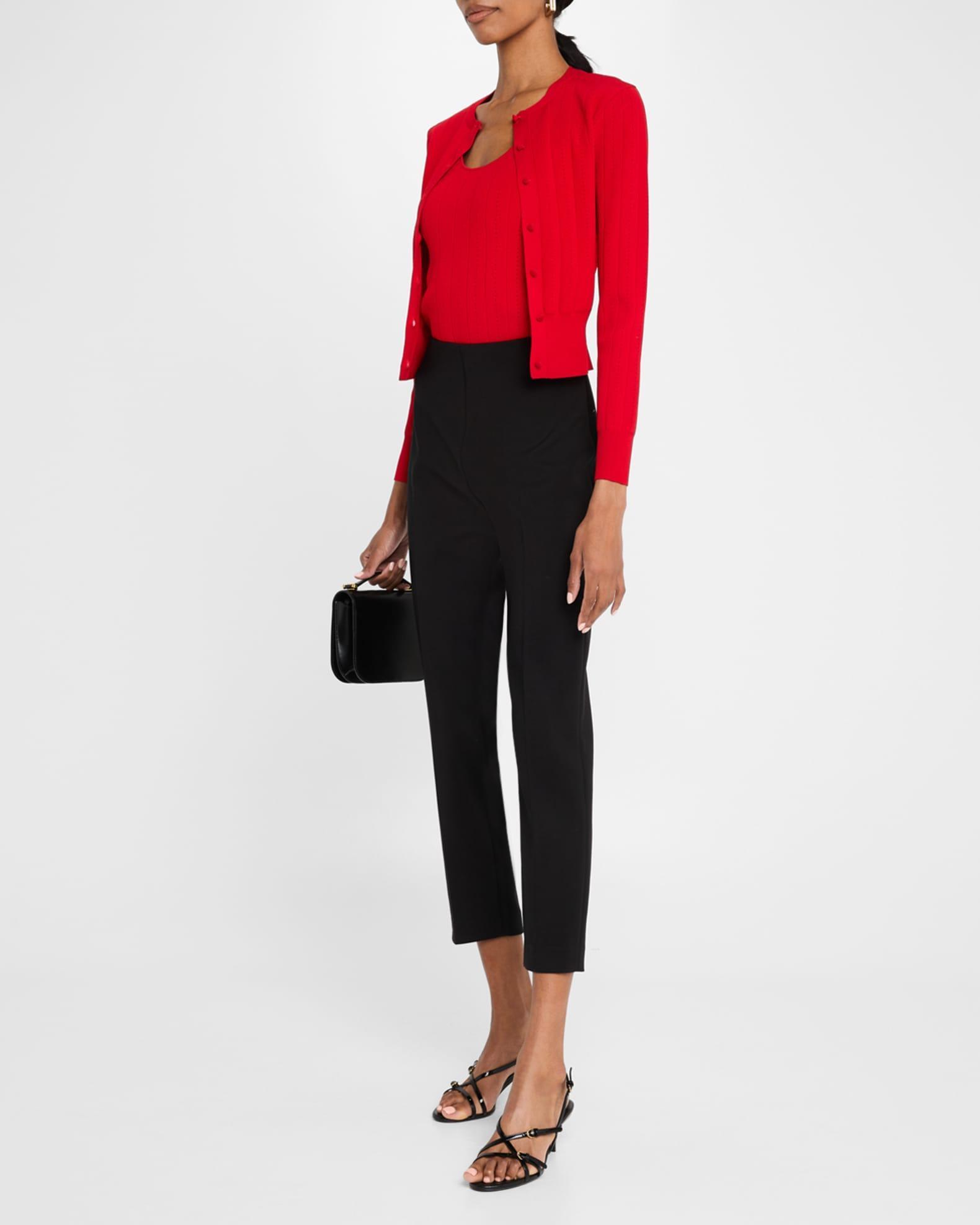 Kit Slim Leg Compact Viscose Pants Product Image
