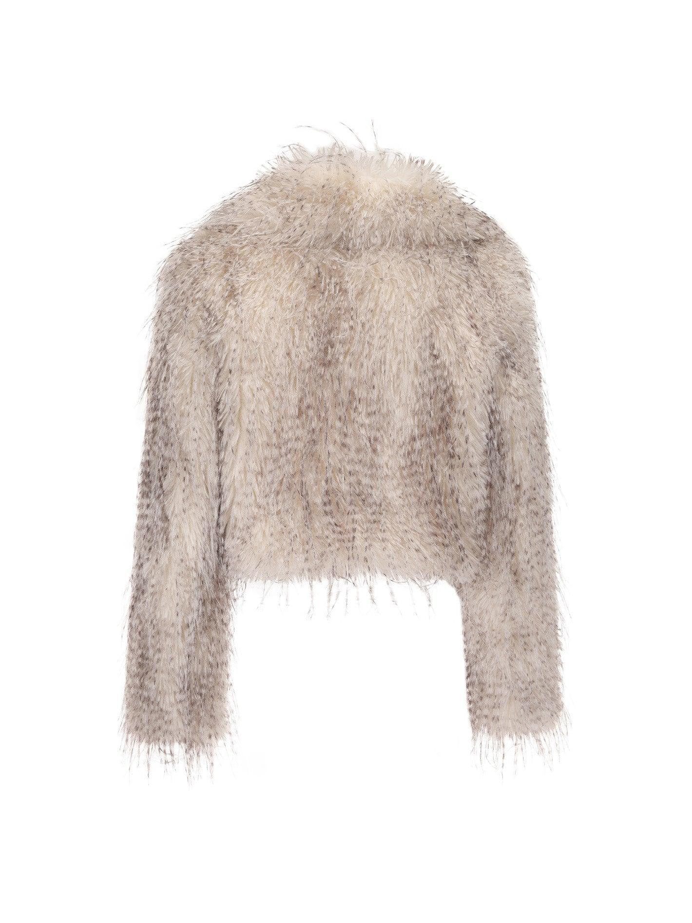 Mara Fur Coat (Pattern) Product Image