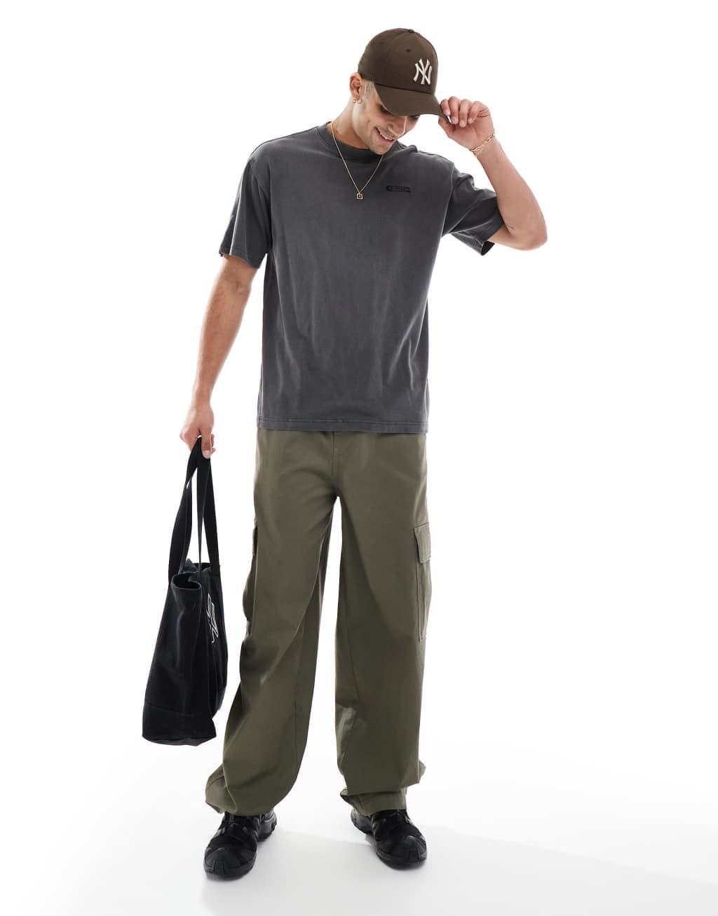 G-Star t-shirt in black pigment dye Product Image