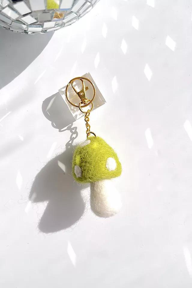 Golden Hour Designs Felt Mushroom Keychain Product Image