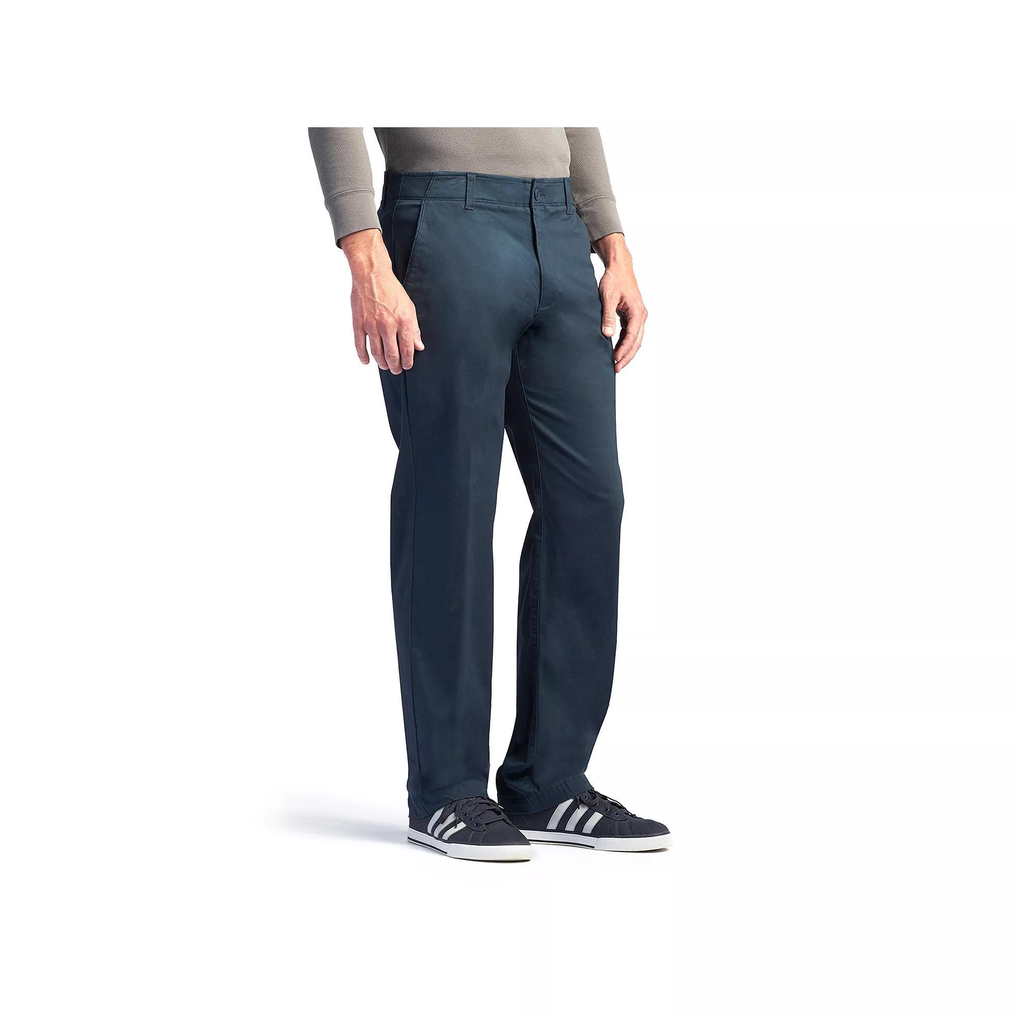 Big & Tall Lee® Extreme Motion Straight Fit Pants, Men's, Size: 48X30, Blue Product Image