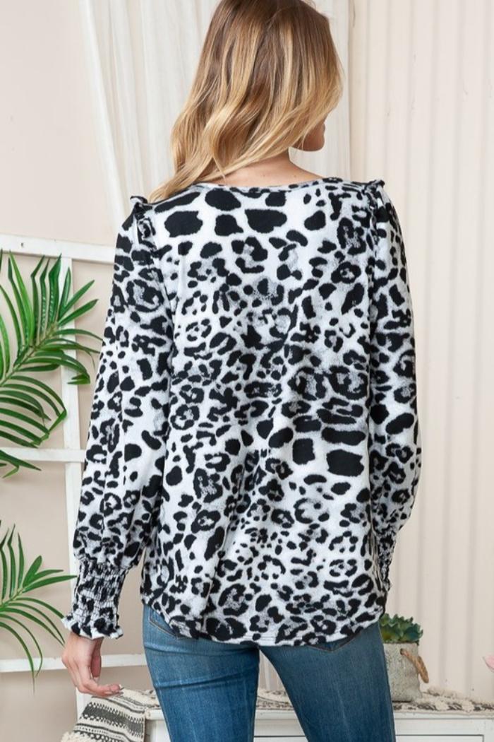 Animal Print Top Product Image