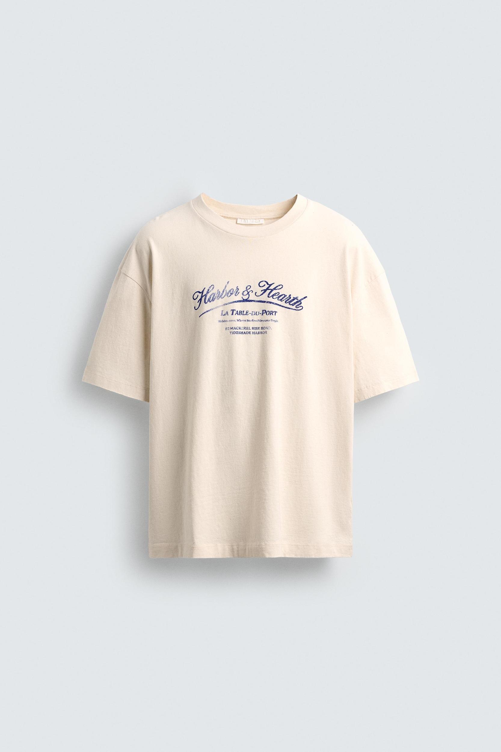 WASHED PRINT T-SHIRT Product Image