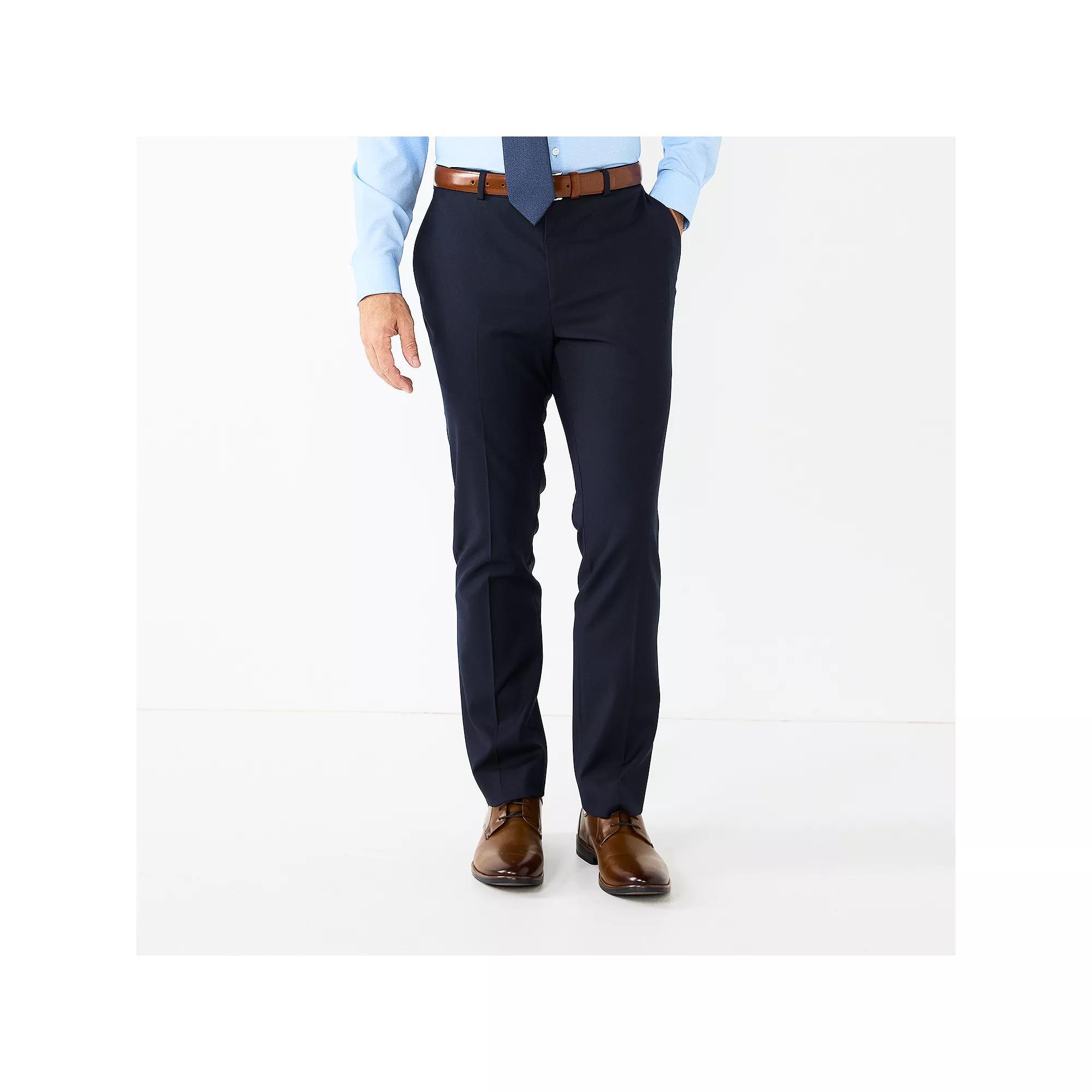 Men's Apt. 9® Premier Flex Performance Slim-Fit Washable Suit Pants, Size: 30 X 32, Blue Product Image