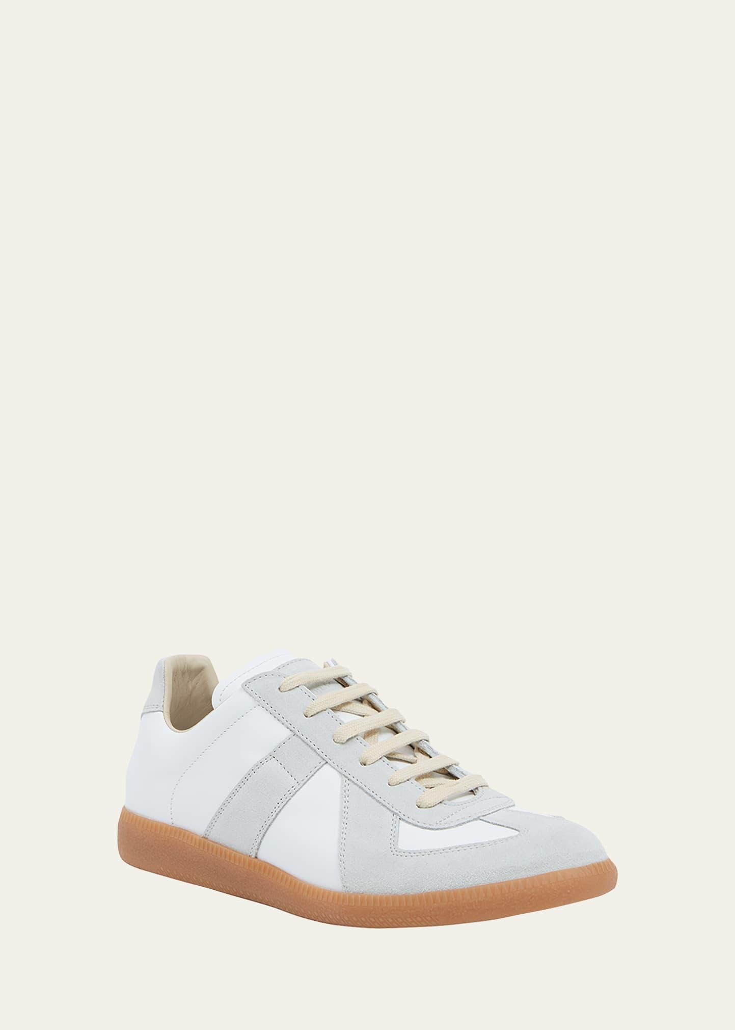 Replica Suede & Leather Sneakers Product Image
