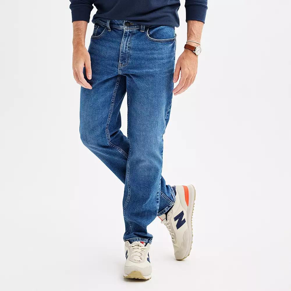 Men's Sonoma Goods For Life® Regular-Fit Everyday Jean, Size: 30X30, Medium Blue Product Image
