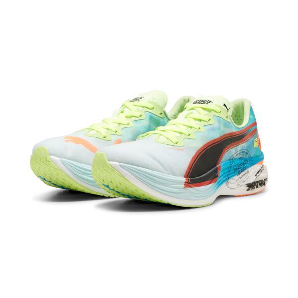 PUMA Deviate NITROâ¢ Elite 3 Marathon Series Men's Running Shoes in Nitro Blue/Fizzy Apple Product Image