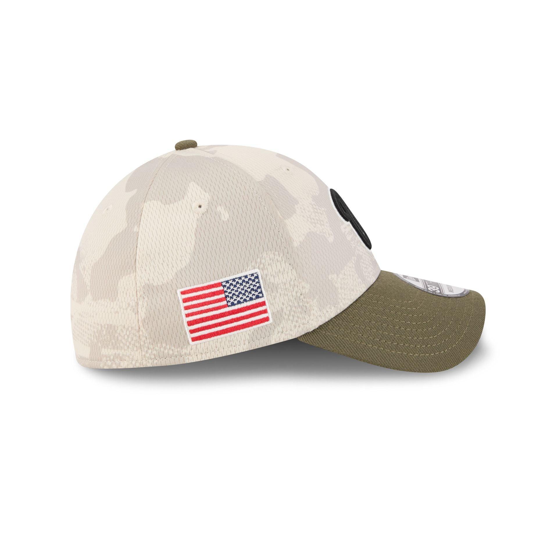 Washington Nationals Armed Forces Day 2025 39THIRTY Stretch Fit Hat Male Product Image
