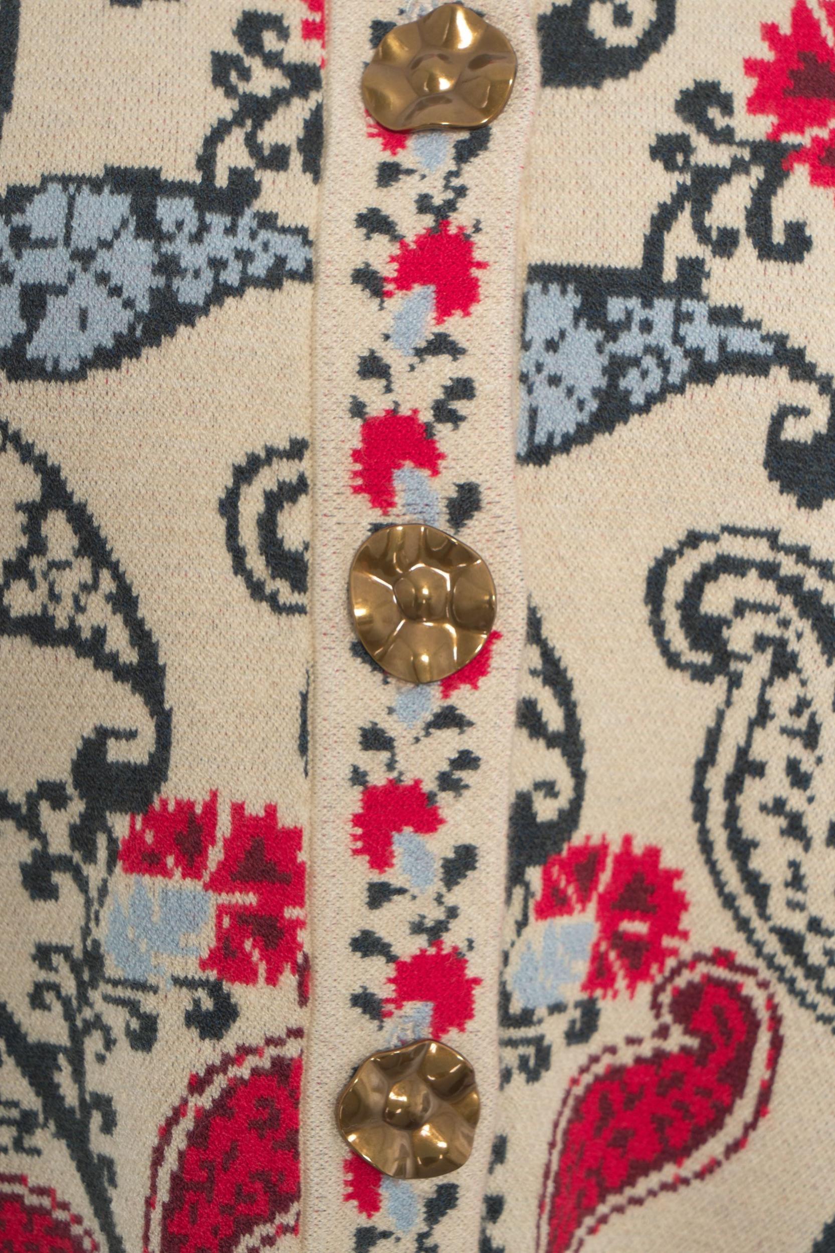 Cardigan with floral pattern Product Image