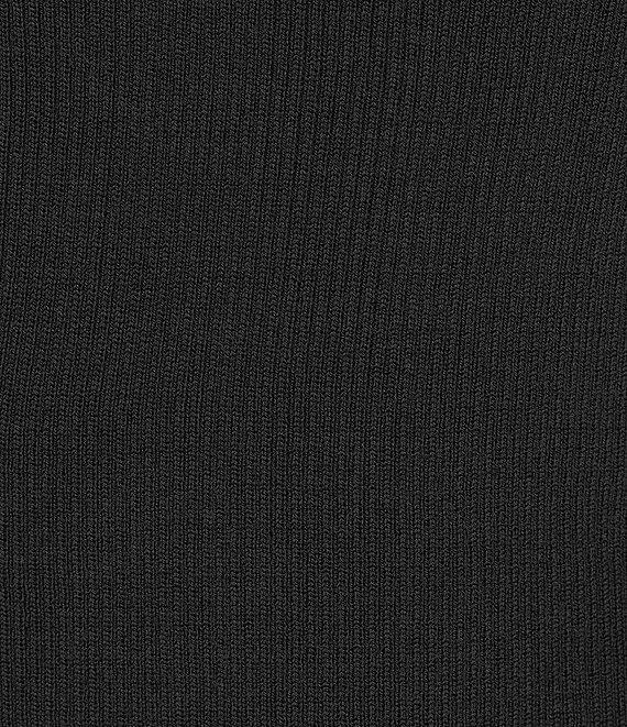 Murano The Murano Show Collection Solid Quarter-Zip Long Sleeve Polo Shirt Product Image