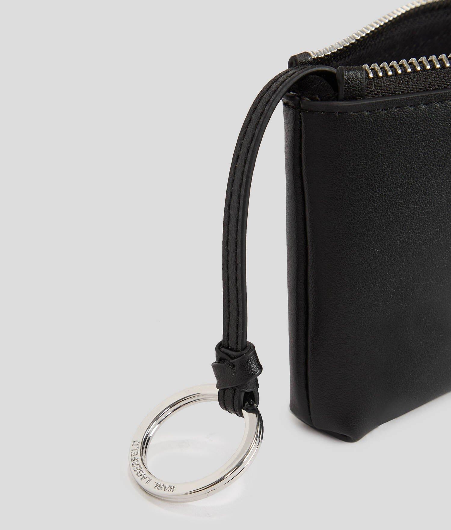 K/CIRCLE PERFORATED KEYCHAIN POUCH Product Image