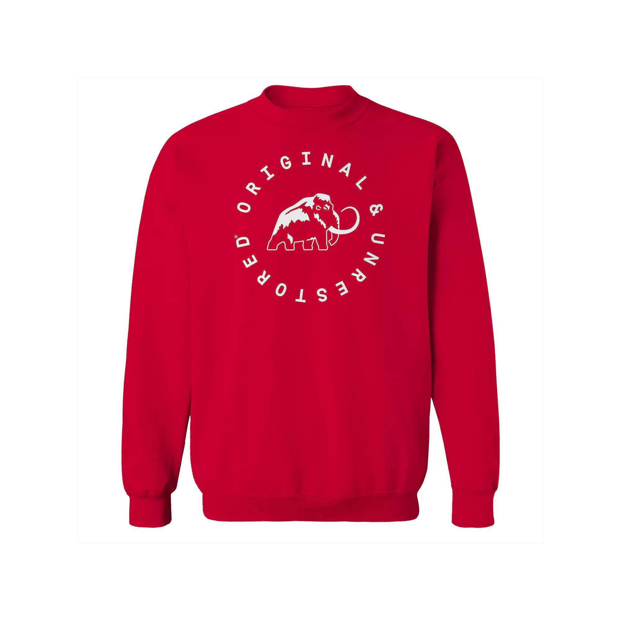 Men's Original & Unrestored Circle Logo Fleece Graphic Sweatshirt, Size: Large Product Image