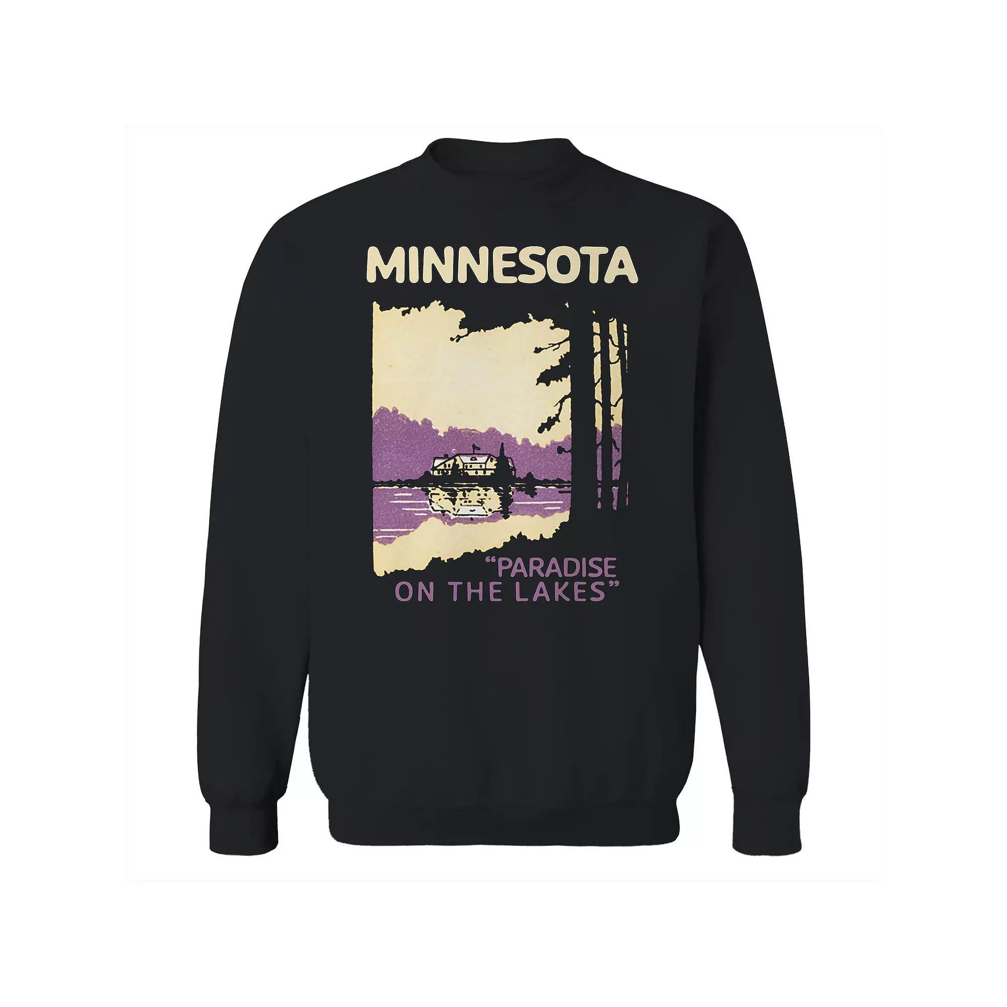 Men's Minnesota Fleece Sweatshirt, Size: XXL, Black Product Image