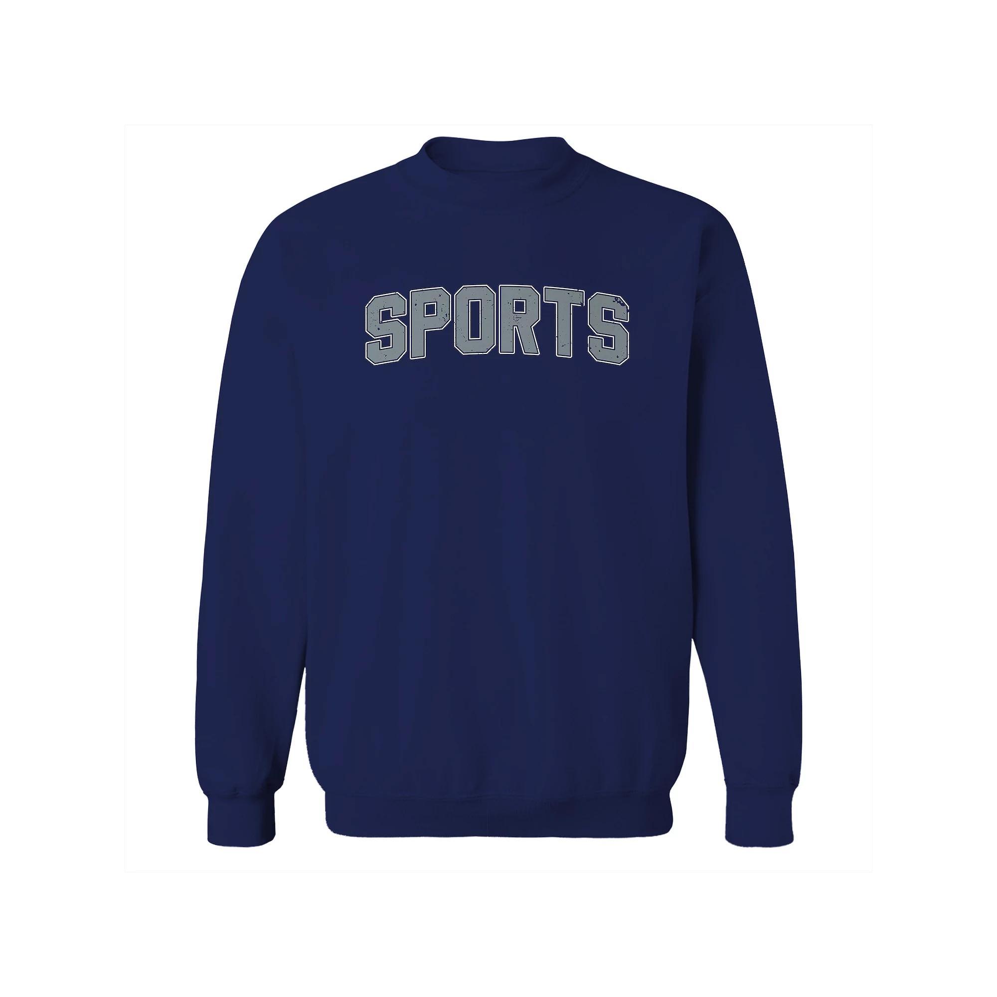 HBCU Culture Shop Hampton Pirates Arch Crew Neck Fleece Sweatshirt Product Image