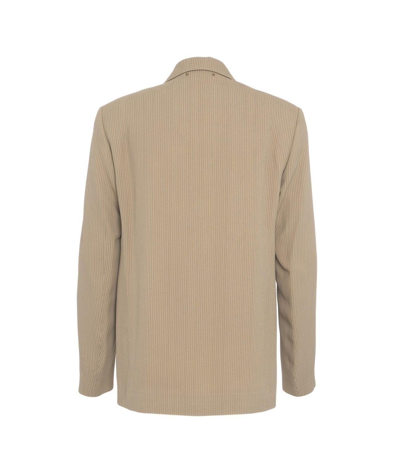 Single-breasted blazer with pinstripes Product Image