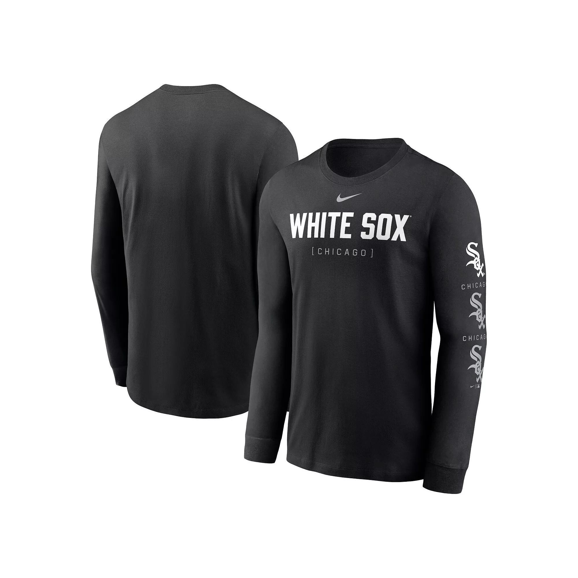 Mens Nike Chicago White Sox Repeater Long Sleeve T-Shirt Product Image