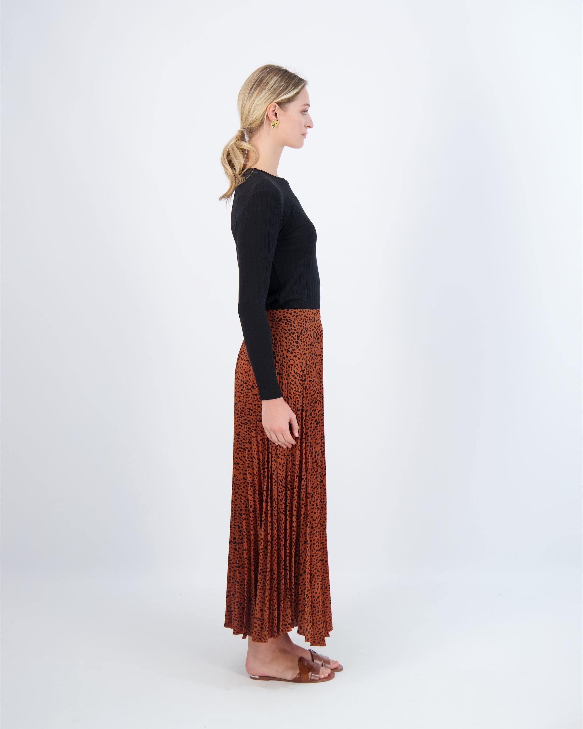 Pashmina Rib Crew Neck Tee Product Image