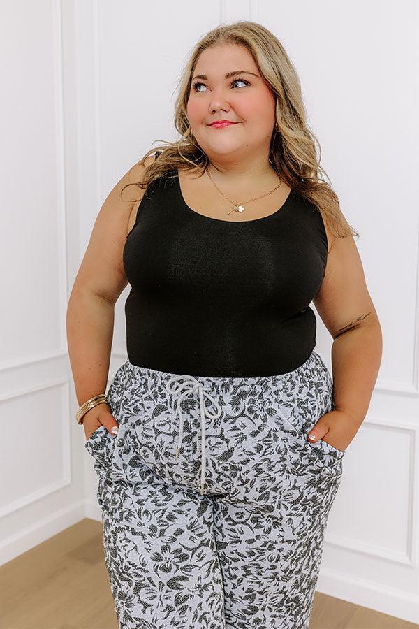 Simply Luxe Tank in Black Curves Product Image