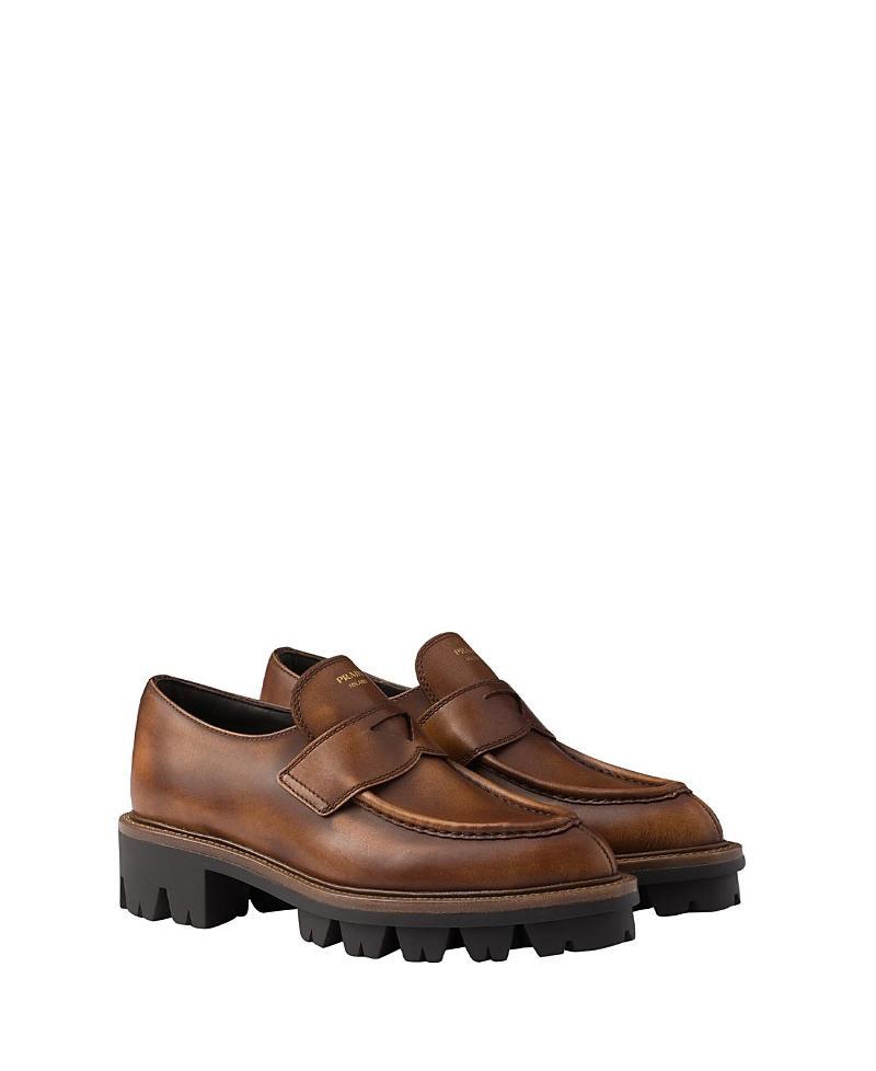 Womens Leather Loafers Product Image