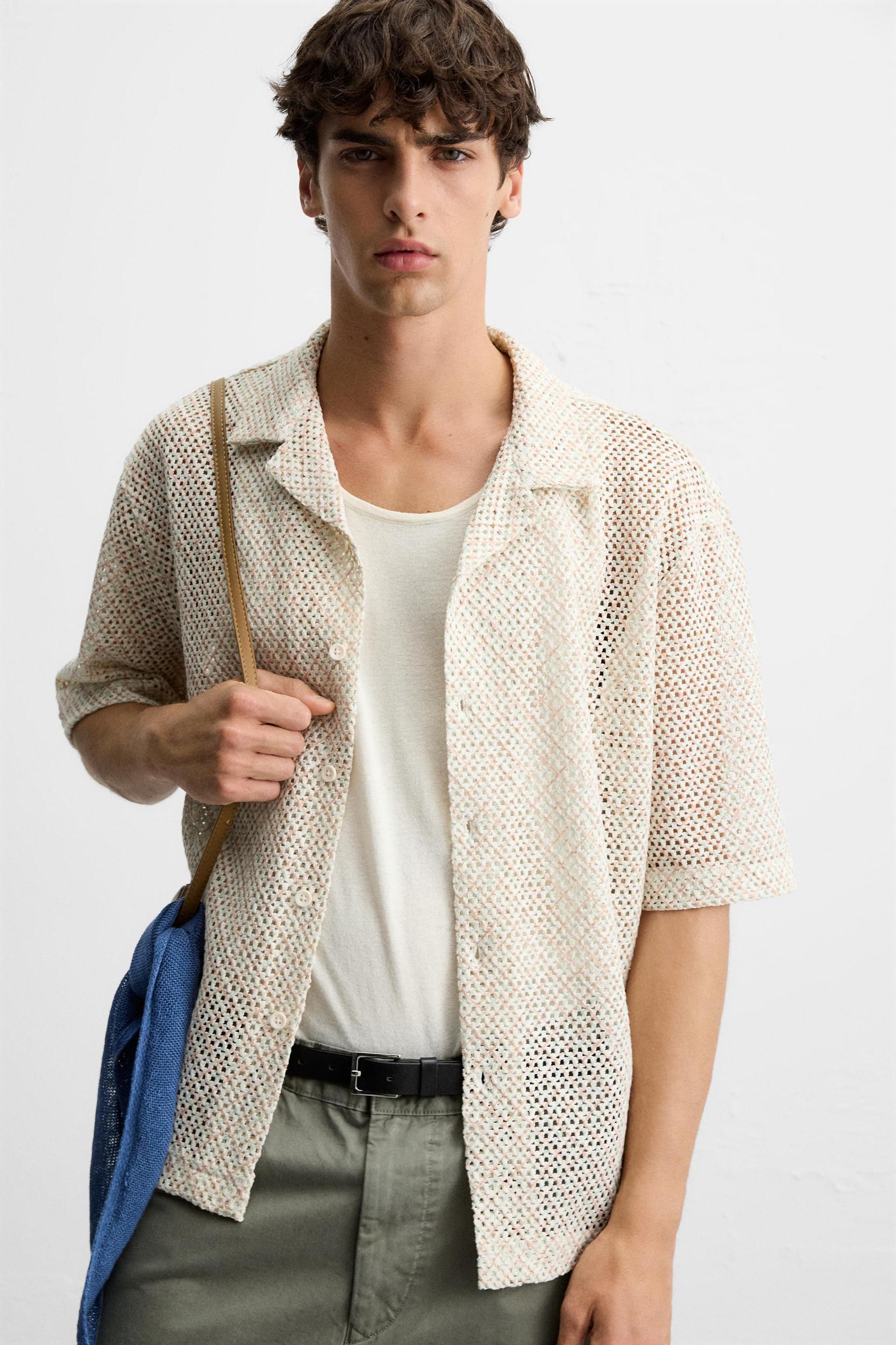TEXTURED WEAVE SHIRT Product Image