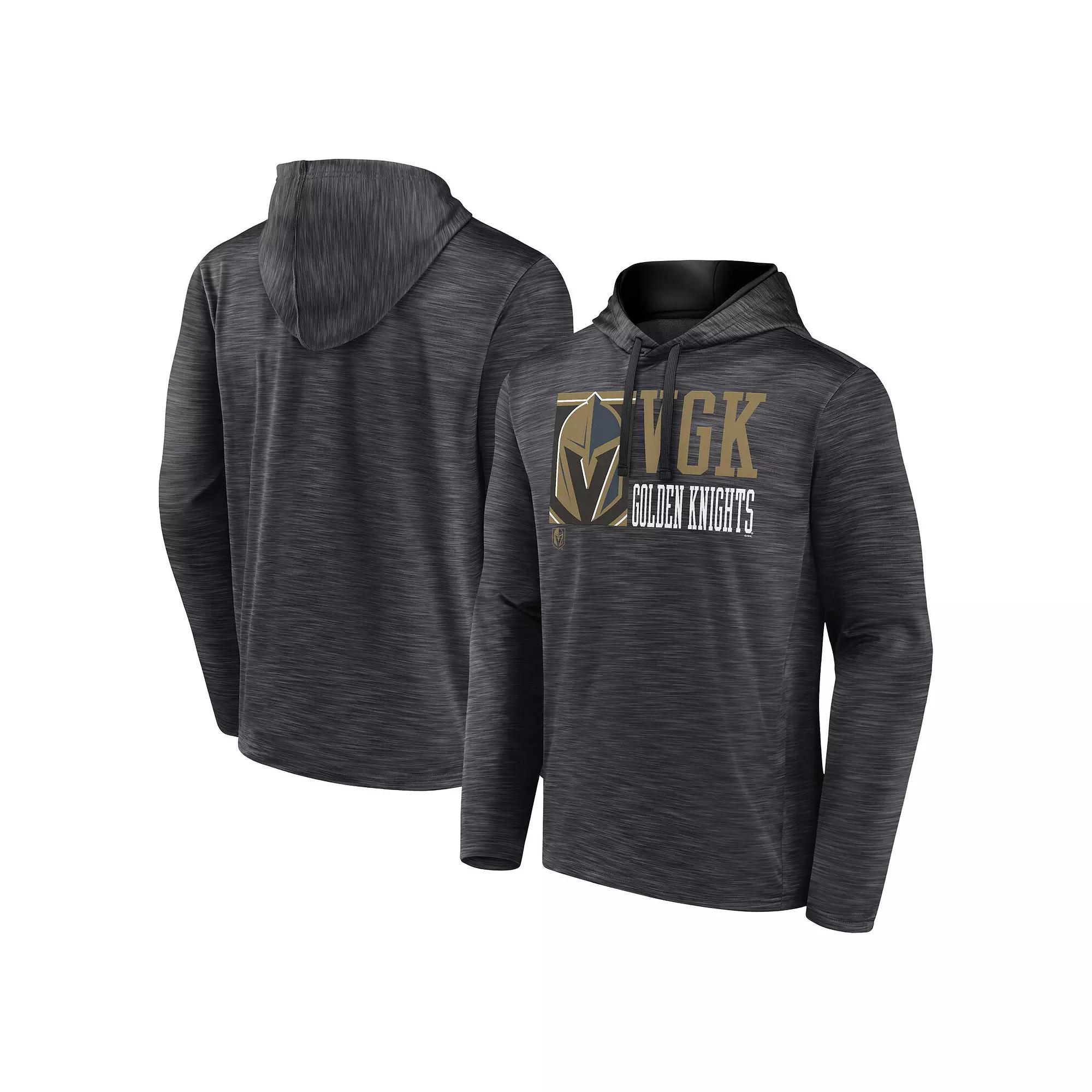 Men's Fanatics Charcoal Vegas Golden Knights Never Quit Pullover Hoodie, Size: Small, Lvk Charco Product Image