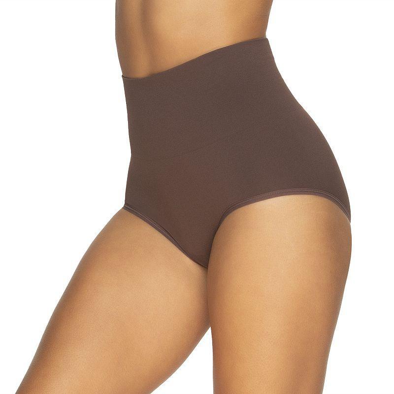 Women's Jezebel Fusion Waist Light Control Shaping Brief Panty 2983P1, Size: Large, Black Blk Product Image