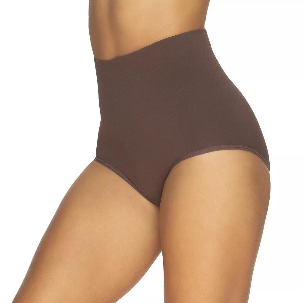 Women's Jezebel Fusion Waist Light Control Shaping Brief Panty 2983P1, Size: Large, Black Blk Product Image