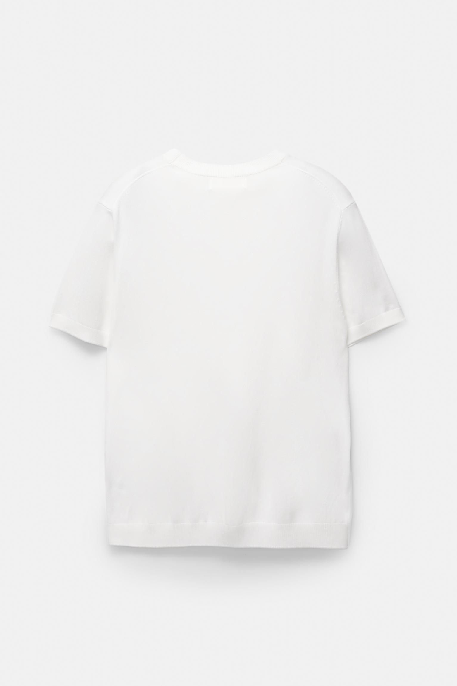 Short sleeve knit T-shirt Product Image