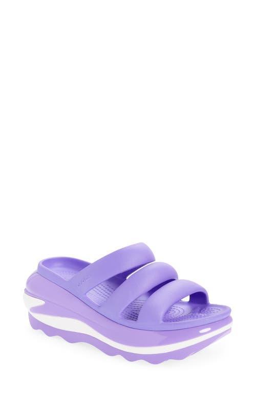 Crocs Womens Mega Crush Triple Strap Platform Slide Sandals Product Image