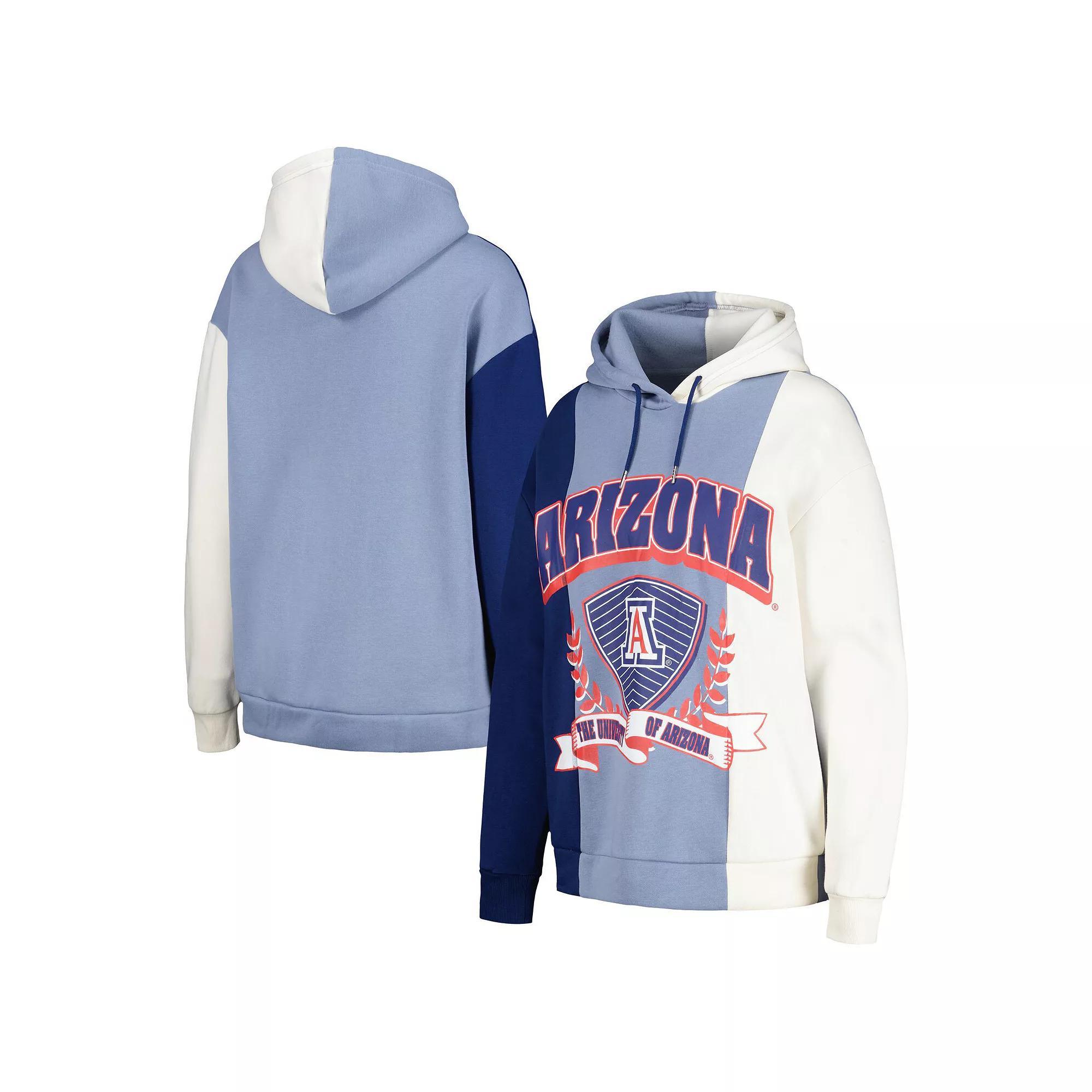 Women's Gameday Couture Navy Arizona Wildcats Hall of Fame Colorblock Pullover Hoodie, Size: Small, Blue Product Image