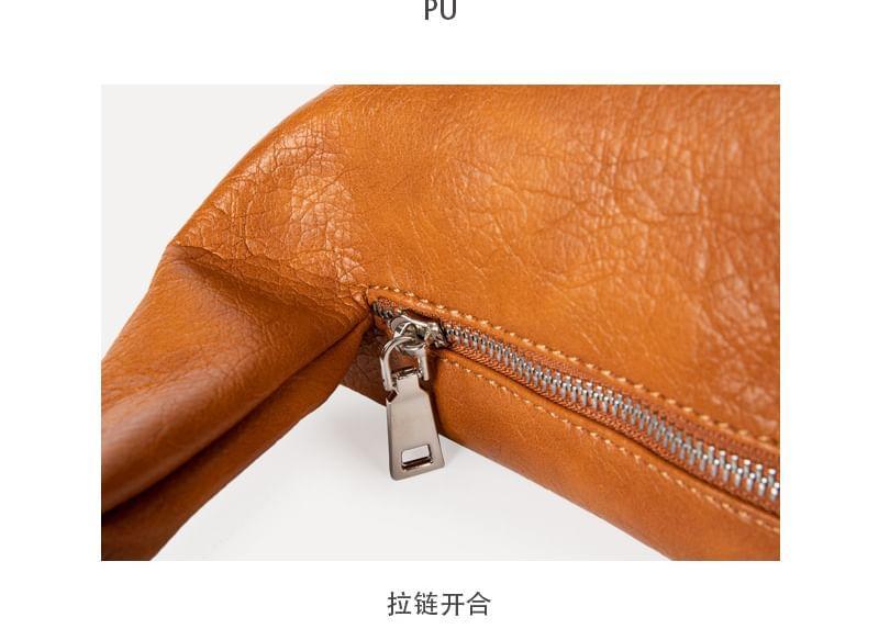 Faux Leather Shoulder Bag Product Image