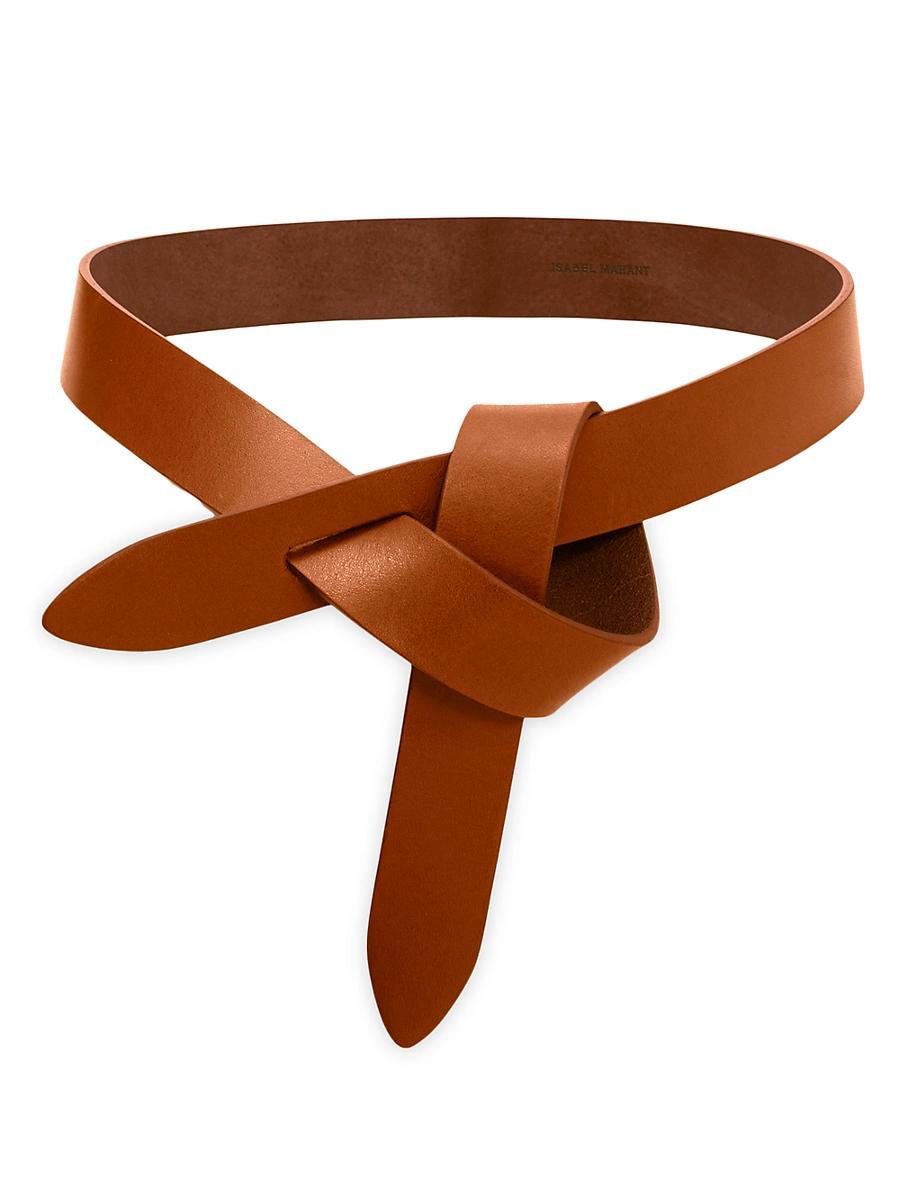 Womens Lecce Knotted Leather Belt Product Image