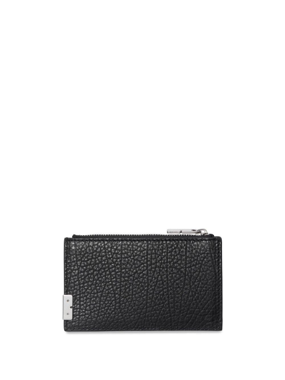 logo-engraved leather wallet  Product Image
