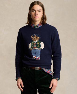 Polo Ralph Lauren Mens Polo Bear Wool-Cashmere Sweater Product Image