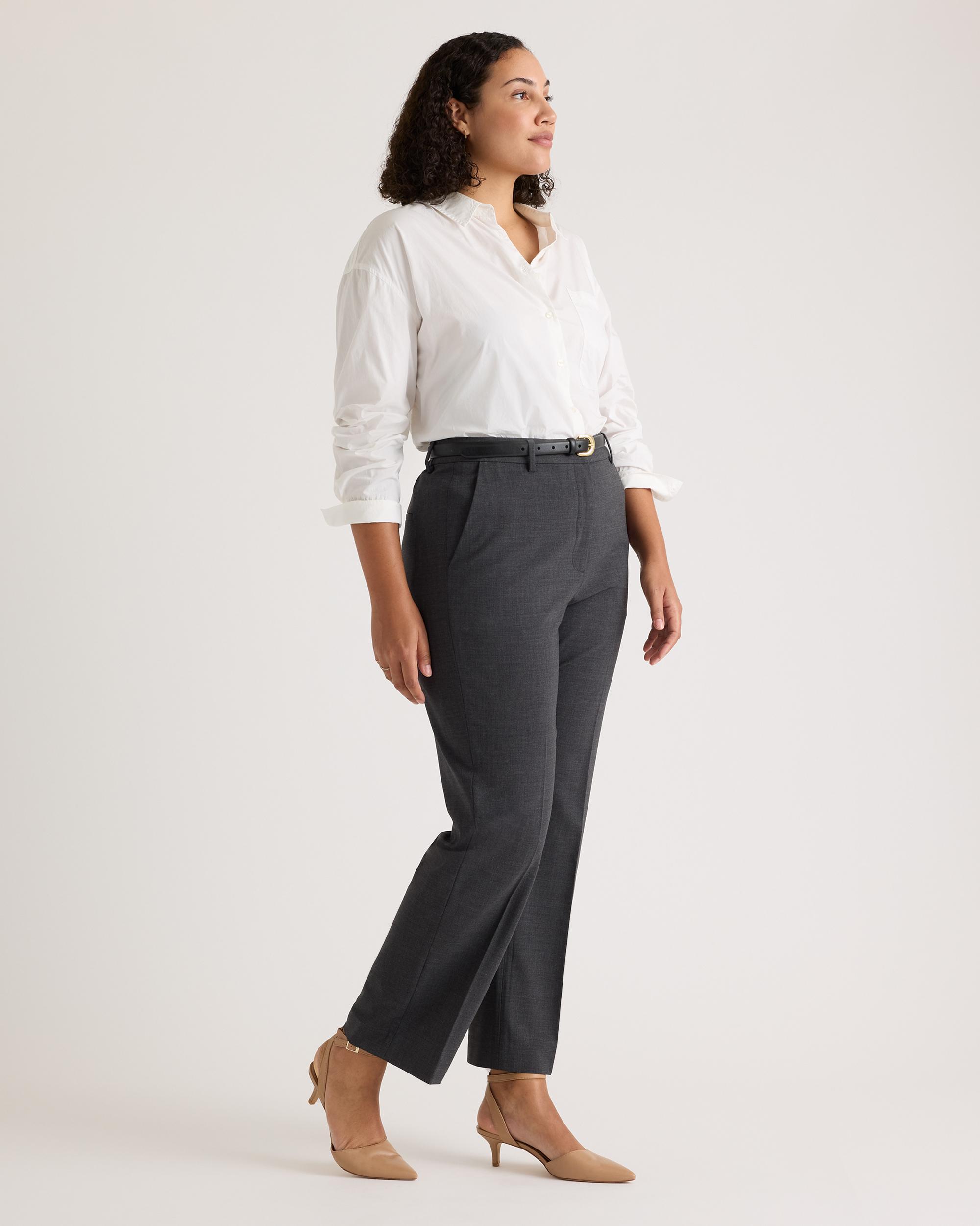 Quince | Women's Italian Wool Straight Leg Pants Product Image