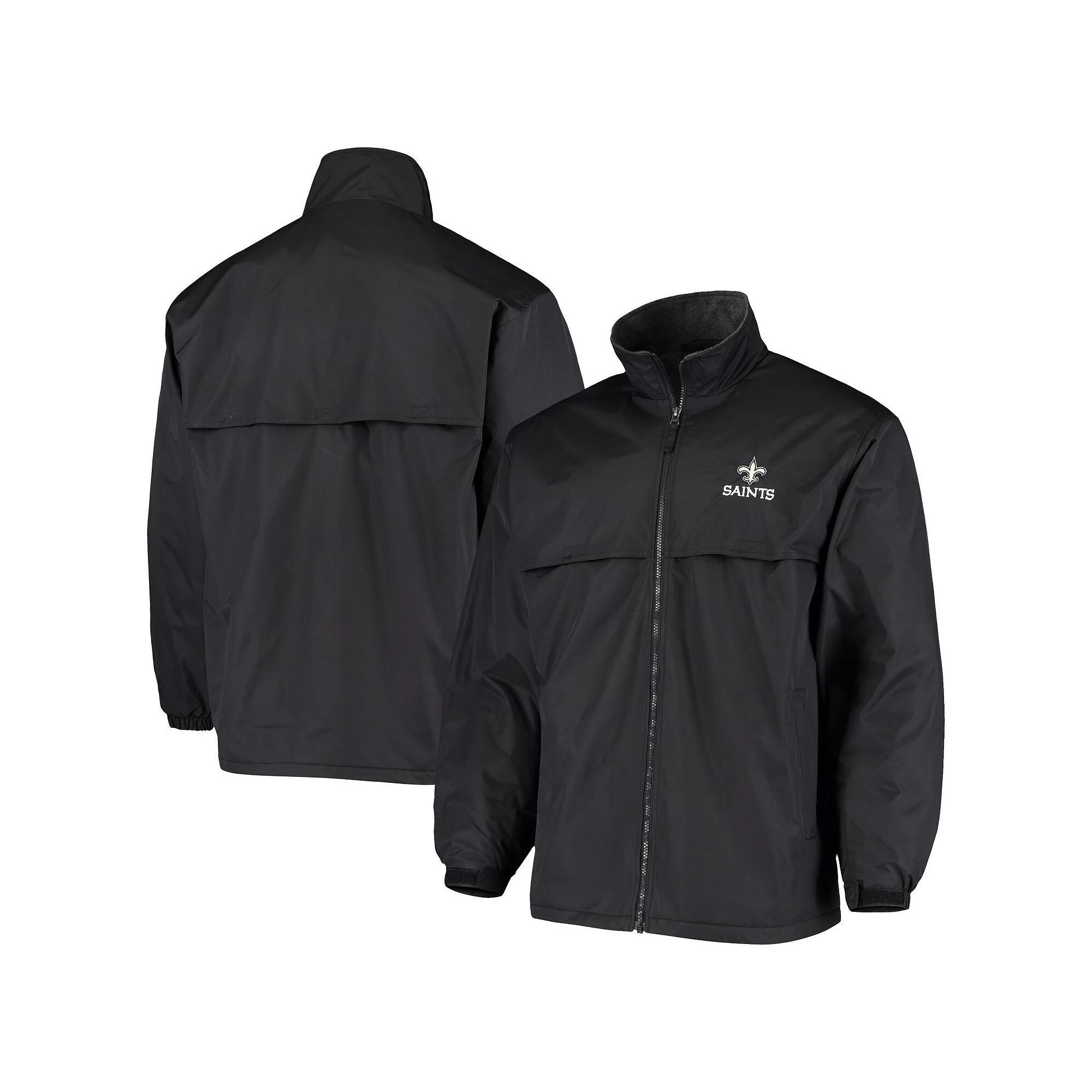 Men's Dunbrooke Navy Chicago Bears Triumph Fleece Full-Zip Jacket, Size: Small, Blue Product Image