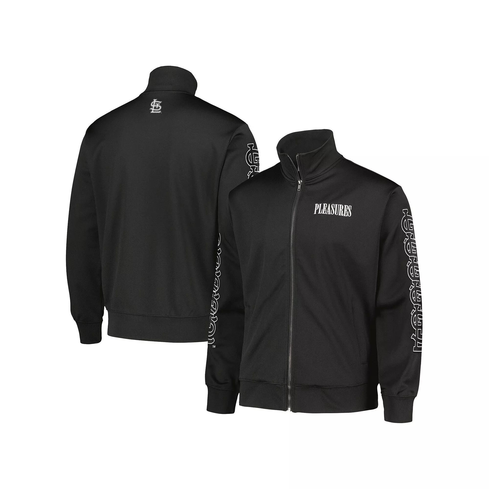 Men's Black New York Yankees Pitcher Full-Zip Track Jacket, Size: XL Product Image