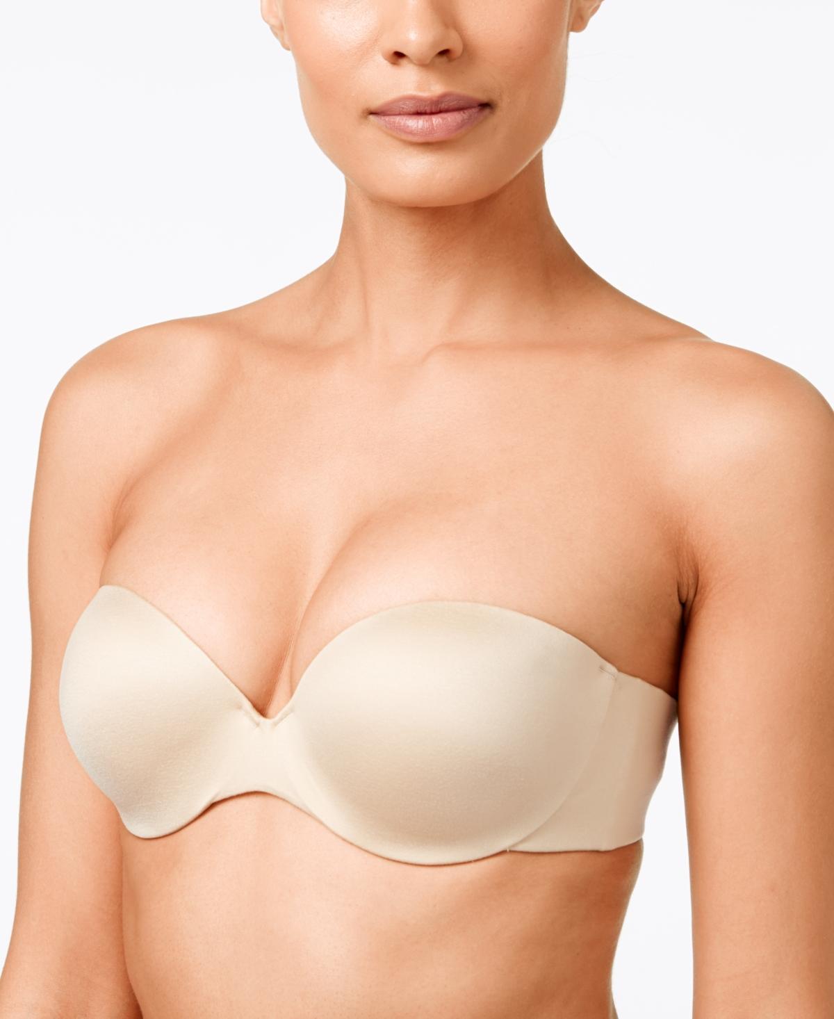Maidenform Women's Love the Lift Demi Strapless Multiway Bra 9417 - Beige 32A Product Image