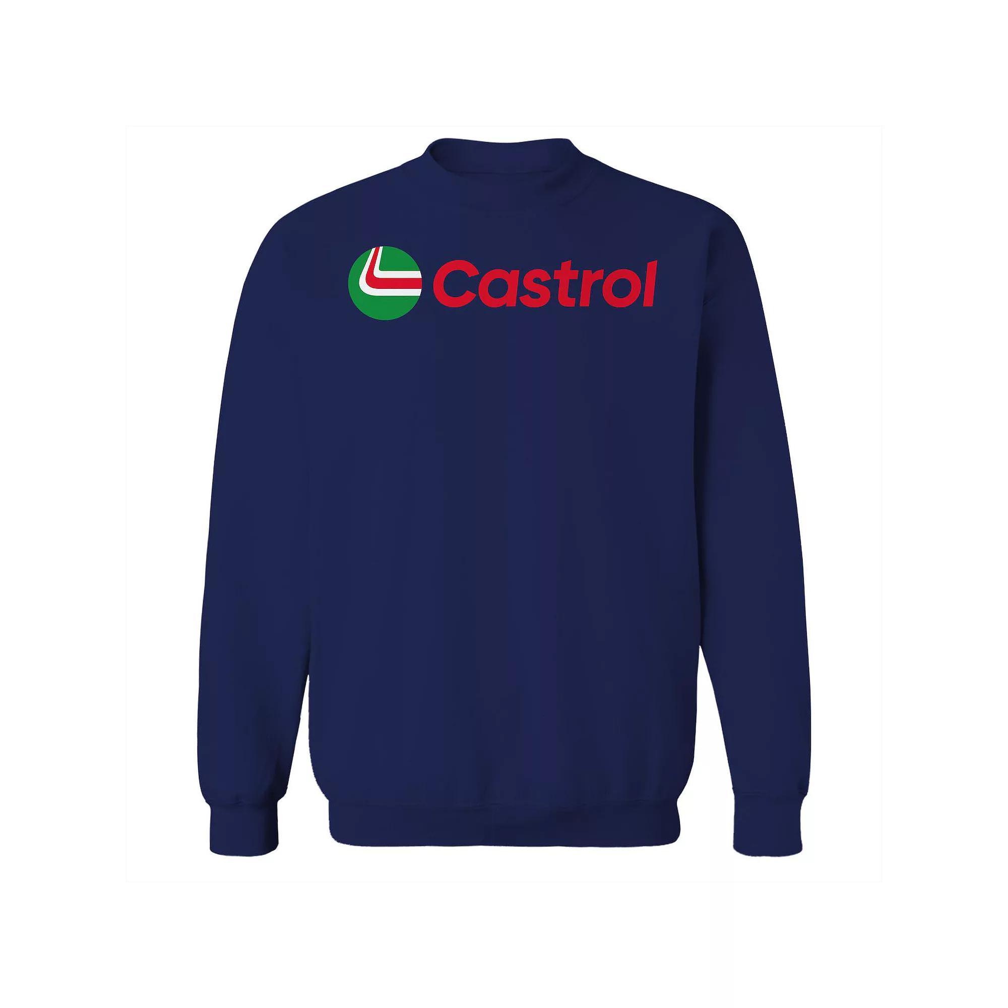 Men's Curb Your Enthusiasm Logo Curb Your Enthusiasm Graphic Fleece Crew Sweatshirt, Size: Small, Black Product Image