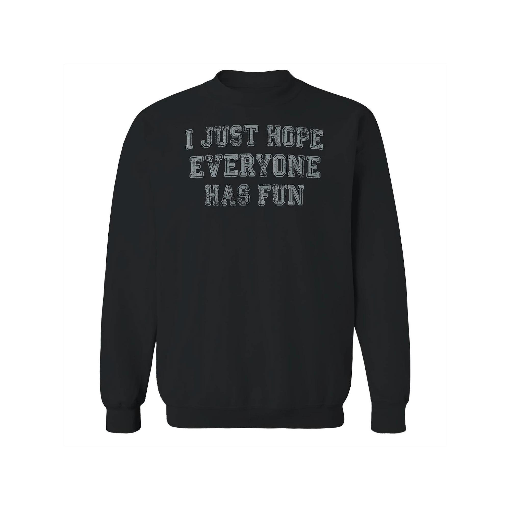 Men's Duke & Sons Hope Everyone Has Fun Graphic Sweatshirt, Size: Medium, Gray Green Product Image