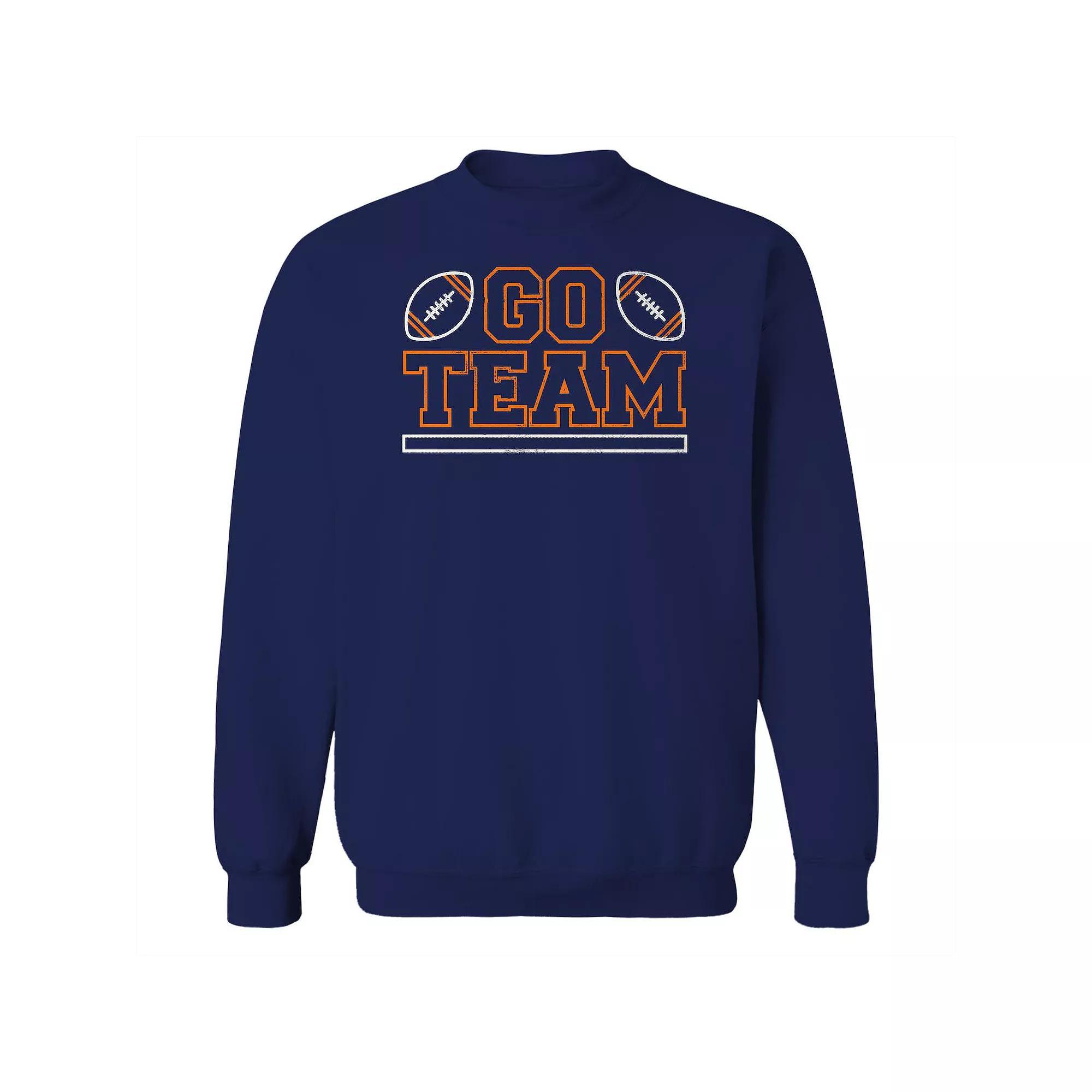 Men's Duke & Sons Team Graphic Sweatshirt, Size: XL, Navy Gray Product Image